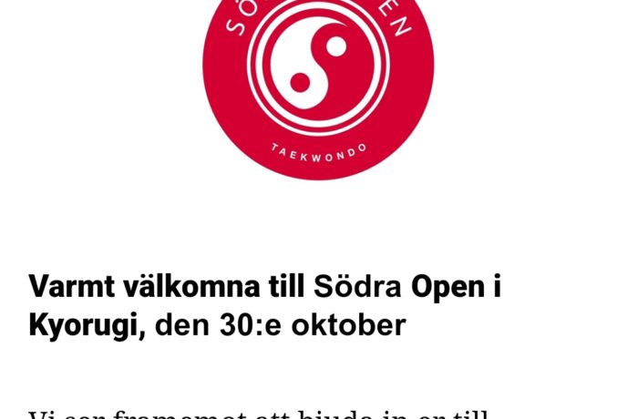 Södra Open 30 okt