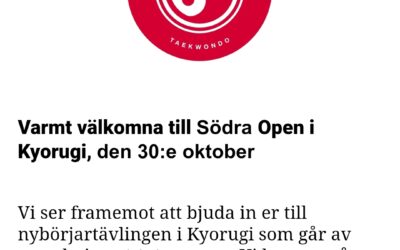 Södra Open 30 okt