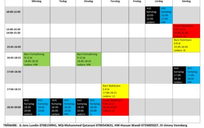 Schema vårtermin 2023